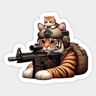 Tactical Tiger Sticker